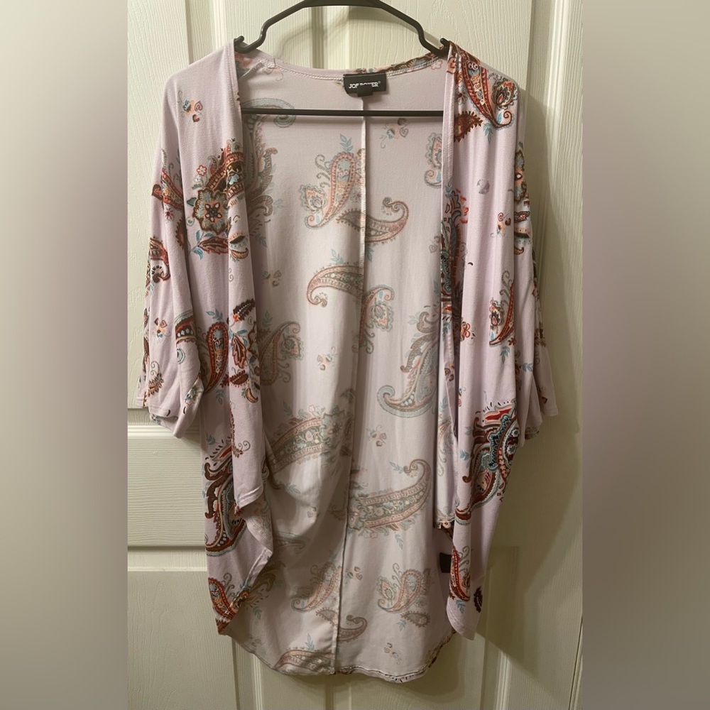 Joe Boxer Pink Flutter Sleeve 3/4 Sleeve Sweater
